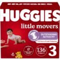 Huggies little movers taille 3 (136 )