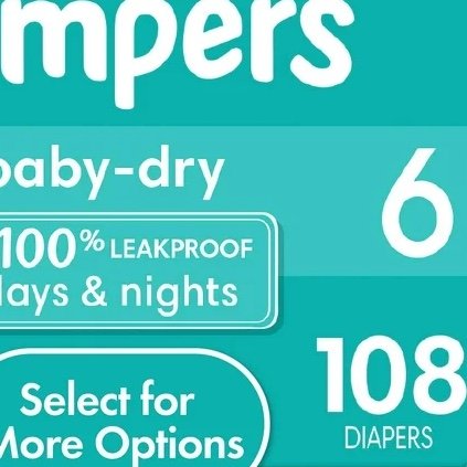 Pampers baby dry taille 6 (108)