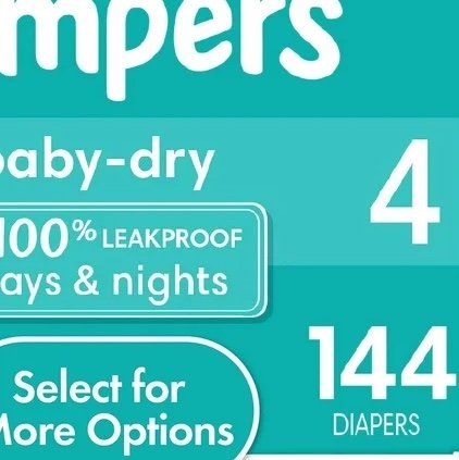 Pampers baby dry taille 4 (144)