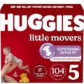 Huggies little movers taille 5(104)