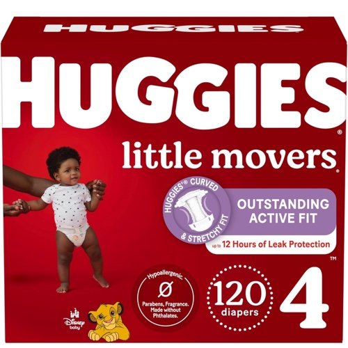 Huggies little movers taille 4 ( 120 )