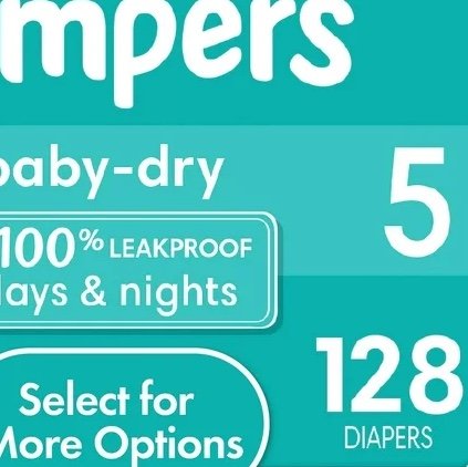 Pampers baby dry taille 5 (128)